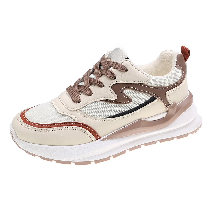 

2022 Spring New Casual Shoes Thick-soled Old Fashion Shoes Women's Running Sports Shoes Vulcanized Shoes