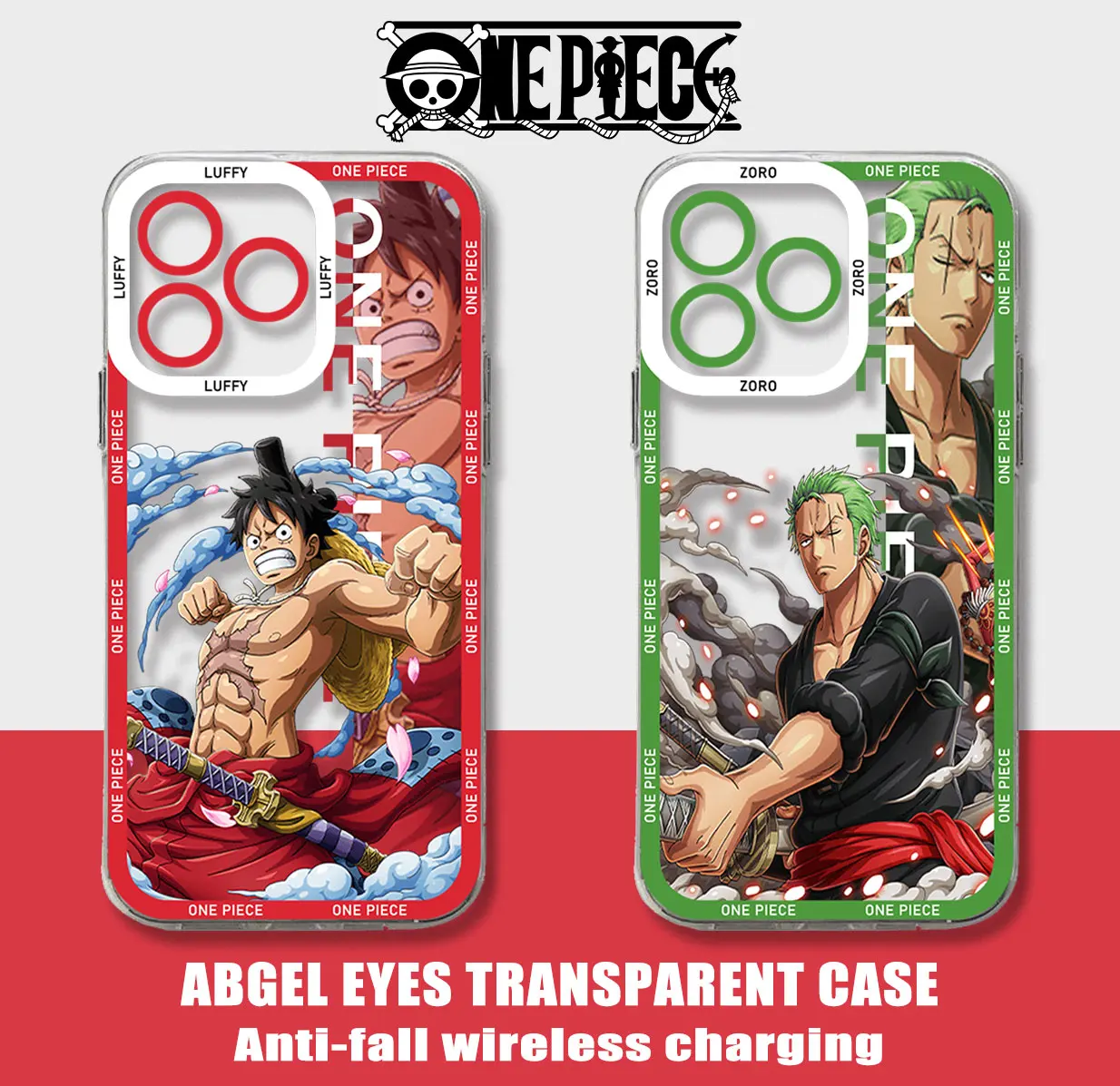 Чехол для телефона с японским Аниме One Piece Luffy Zoro Law Nami для  iPhone 15 14 13 12 Mini 11 Pro Max X XR XS 8 SE Plus прозрачный чехол