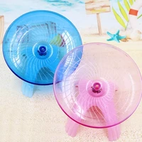 pet hamster flying saucer exercise wheel hamster mouse running disc toy cage accessories