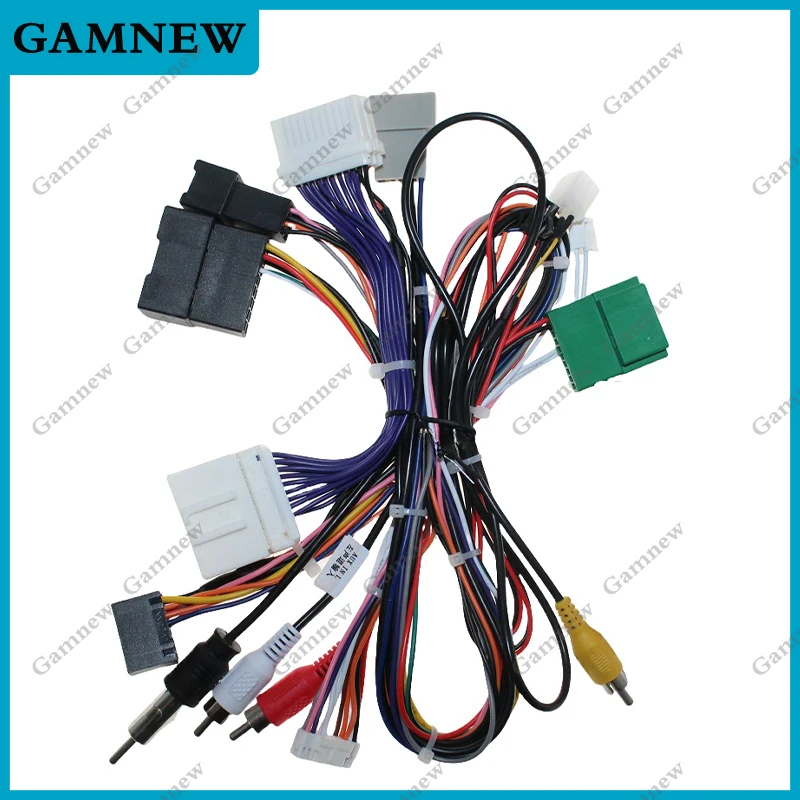 

Автомобильный 16-контактный шнур питания, жгут проводов, адаптер Canbus Box для Subaru Tribeca 2008-2014, OEM-навигатор, установка, головное устройство