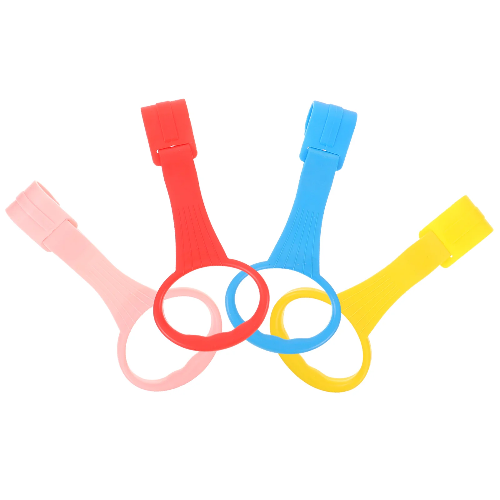

4 Pcs Kid Cot Learning Standing Pull Ring Baby Bed Hand Rings Handle Kids Walking Tools Crib Hanging Toddler