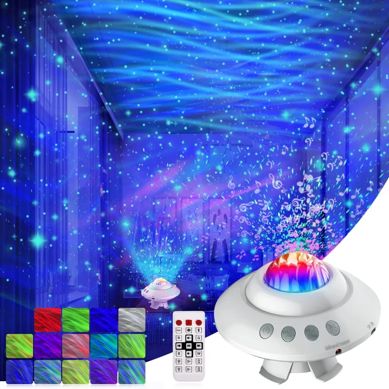 

Aurora Starry Sky Projector Night Light for Home Bedroom Decor Party Light Children's Star Night Light Projection Lamp Gifts