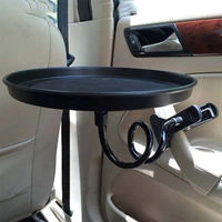 car food tray with clamp bracket folding dining table drink holder car pallet back seat water car cup holder car swivel tray