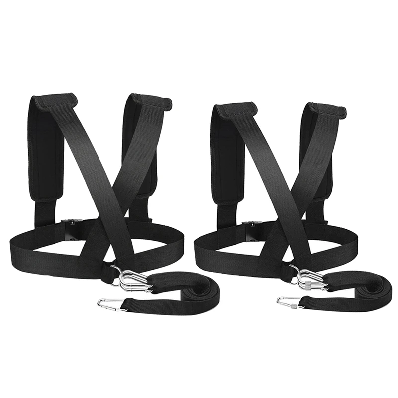 1 шт. черные ленты для тренировок оборудование фитнеса плечевые ремни санки