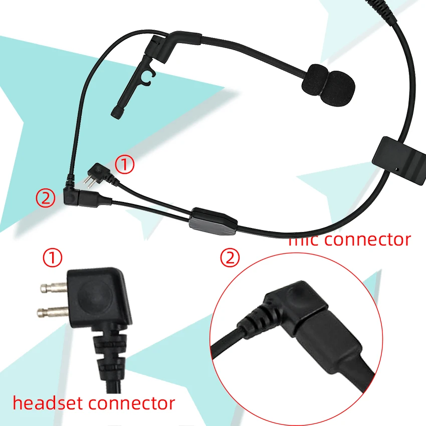 Tactical Comtac Y Line Cable Assembly Tactical Headset Accessory for Tactical Comtac IPSC Headsets COMTAC II III Headset