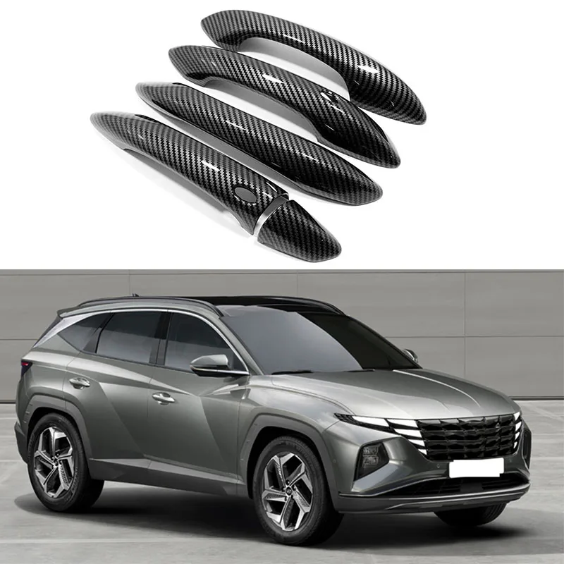 

Door Handle Cover ABS Decoration Protector Chrome Trim Car Styling Accessories For Hyundai Tucson L Nx4 2021 2022