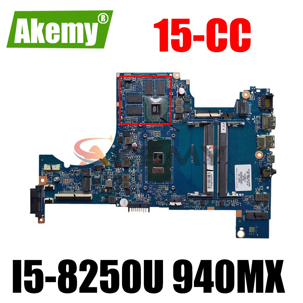 

For HP Pavilion 15-CC Laptop Motherboard L11517-601 L11517-001 DAG74AMB8D0 SR3LA I5-8250U CPU GeForce 940MX