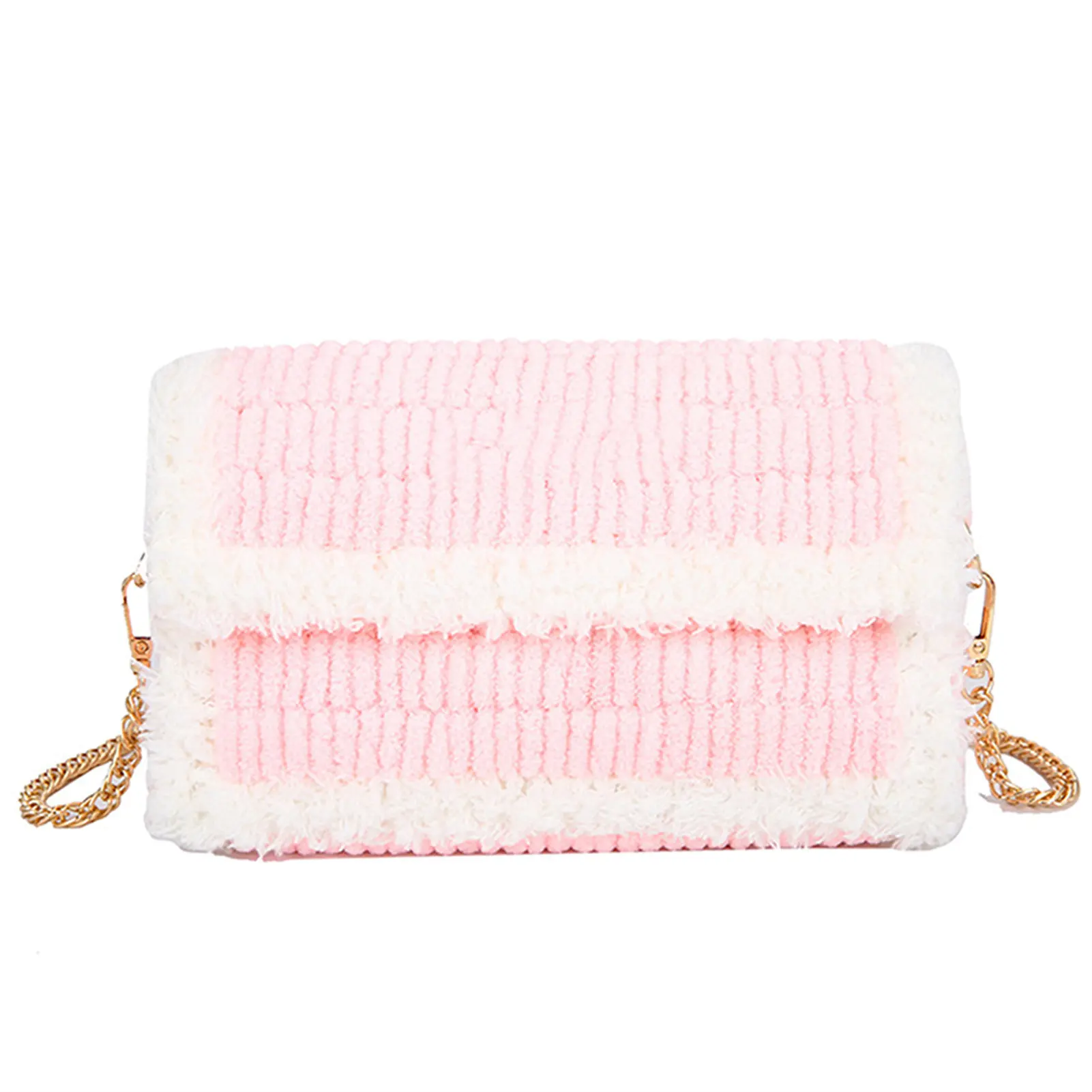 

Cute DIY Hand-Woven Bags Material Homemade Crossbody Clutch Women's Bag for Daily Life Office Work School Use