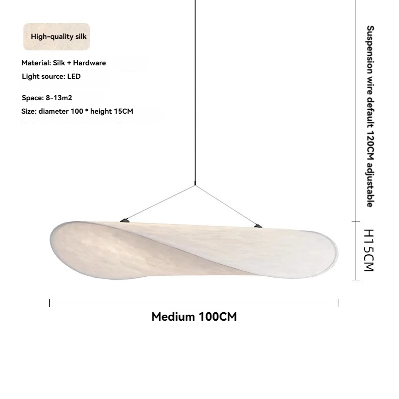 

JIAYOOR Шелковая подвесная люстра