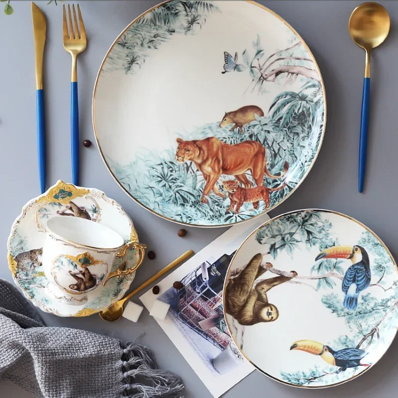 2024 Новый Porseleinen Borden 8 дюймов En 10 Набор Керамиisch Серvies Костяной Китай Наборы