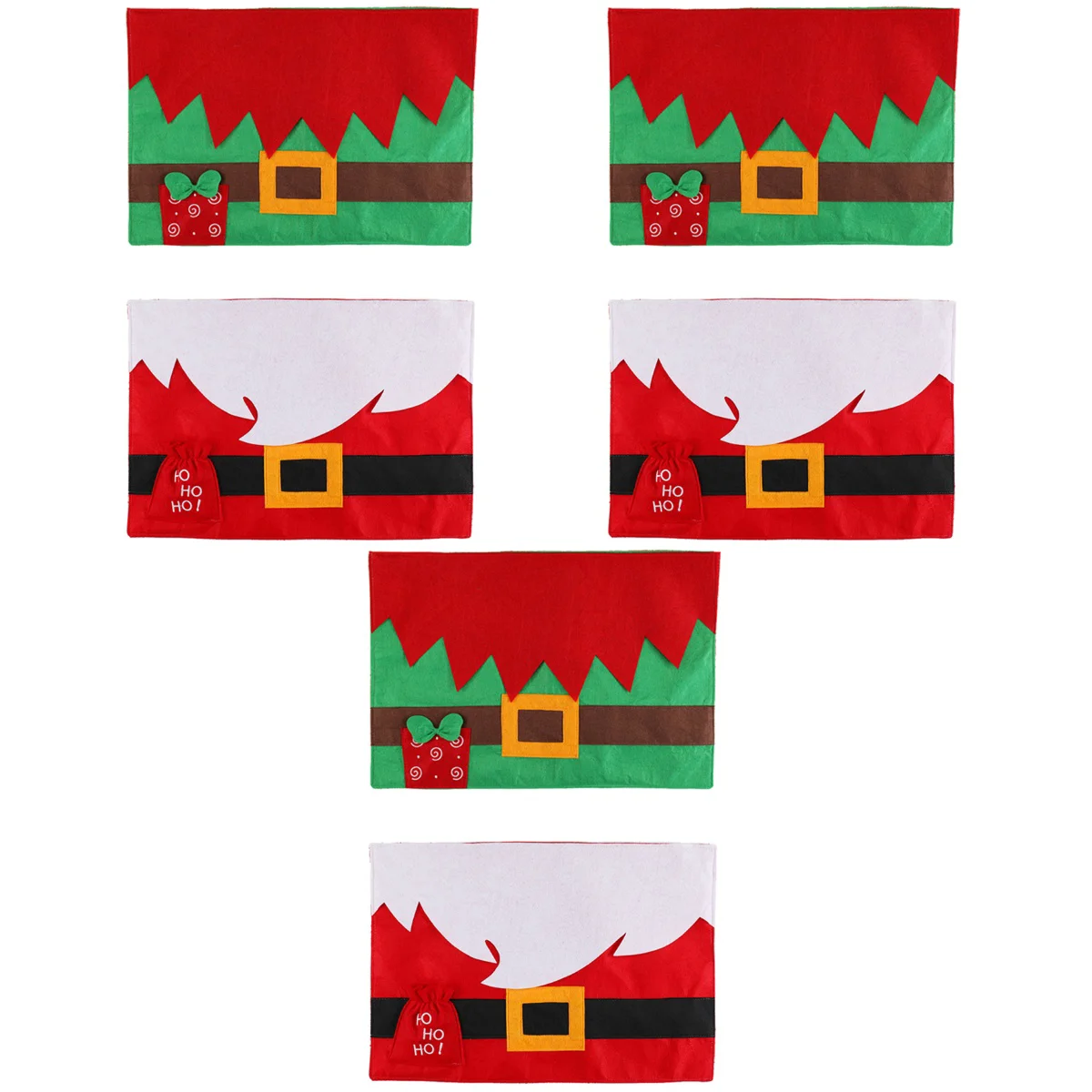 

Table Christmas Placemats Matsplacemat Set Santa Diningnon Kitchen Heatresistant Decor Merry Winter Coaster Belt Cute Pad Party