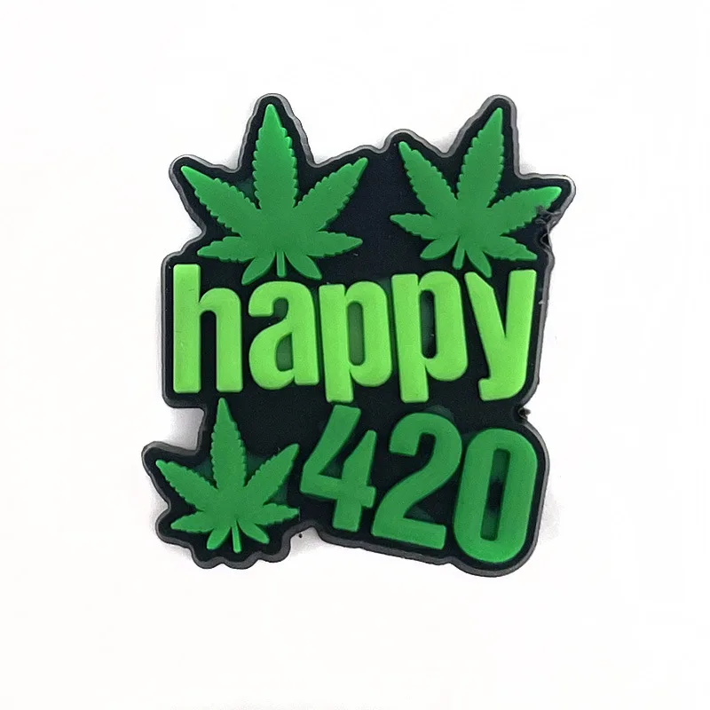 37pcs/set Shoe Charms Plant Leaf Cartoon Shoe Accessories Cute Garden Shoe Decoration for Croc Jibz Buckle Kid's X-mas Gift