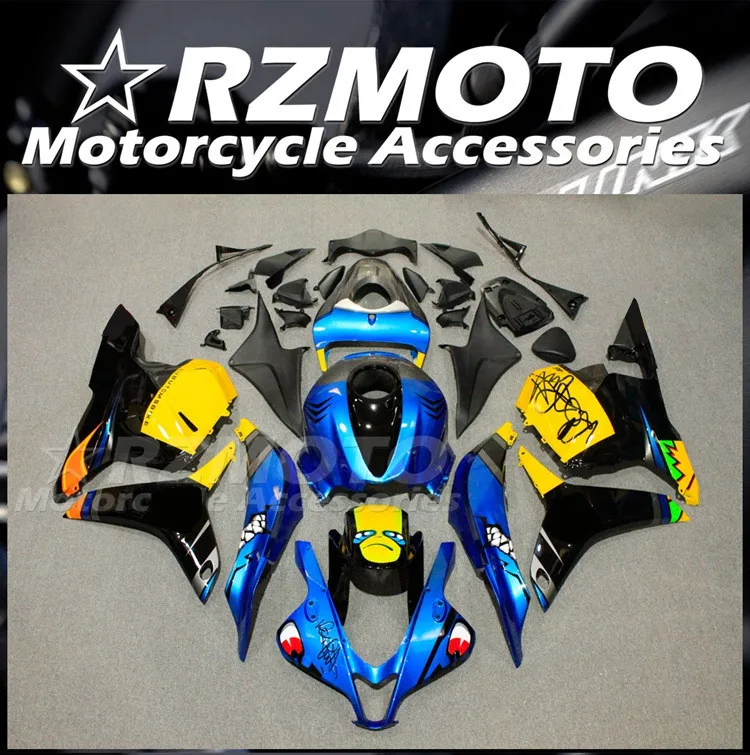 

4Gifts New ABS Motorcycle Fairings Kit Fit For HONDA CBR600RR F5 2009 2010 2011 2012 09 10 11 12 Bodywork Set Blue Shark