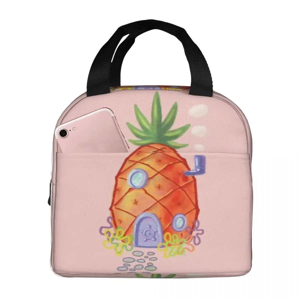 

Домашняя изолированная сумка для ланча в стиле аниме, изолированная сумка для бенто, Алюминиевая сумка, мультяшная сумка для еды, пакет для льда, Студенческая сумка для ланча в стиле бенто