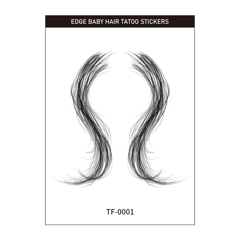 Временная татуировка наклейка для бровей волос края татуировки боди-арта