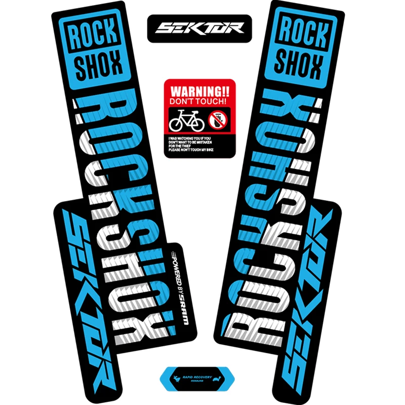 

2018 Rockshox SEKTOR Decals Mountain Bike Front Fork Stickers MTB Bicycle Front Fork Paper