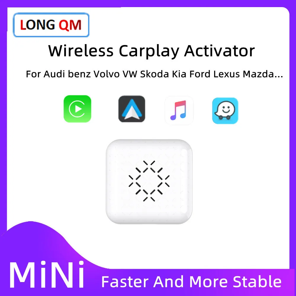 

Carlinkit Wireless CarPlay Activator Auto Connect Carlinkit 3.0 Mini For Audi Benz Mercedes Mazda Support Bluetooth Wireless