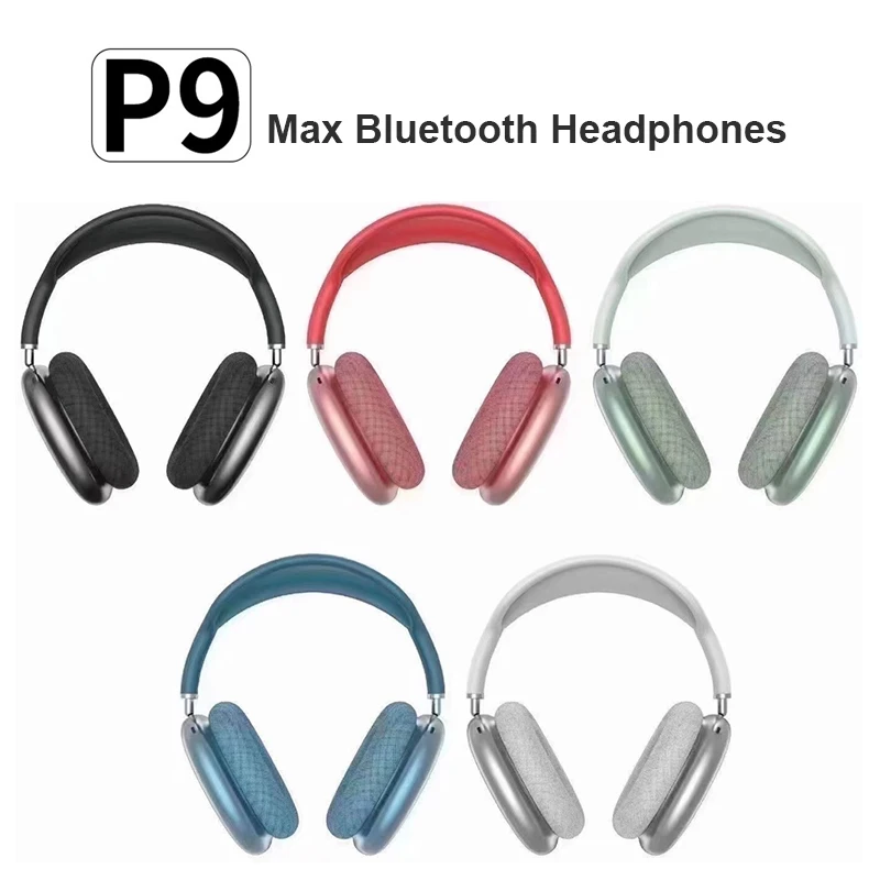 

P9 Air Max Bluetooth Music Wireless Headset Wireless Stereo HiFi Headphone with Microphone Sports Earphone Stereo HiFi Earphones