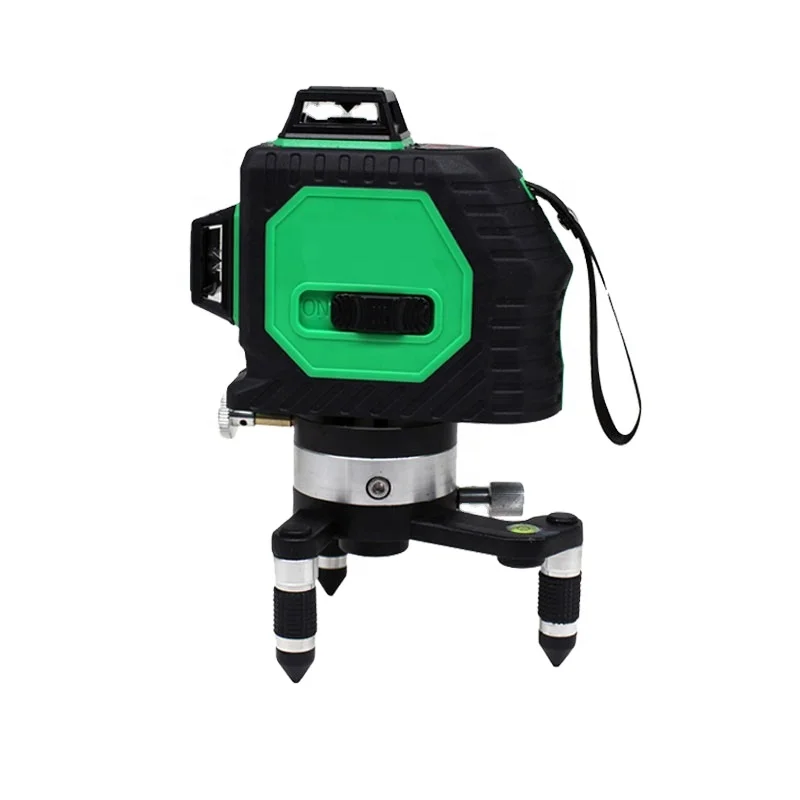 

3D rotating green laser level for construction