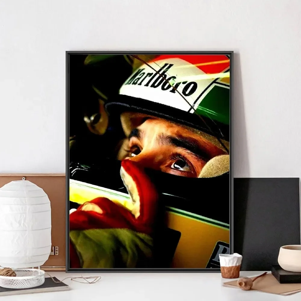 

Плакат F1 Ayrton Senna на холсте