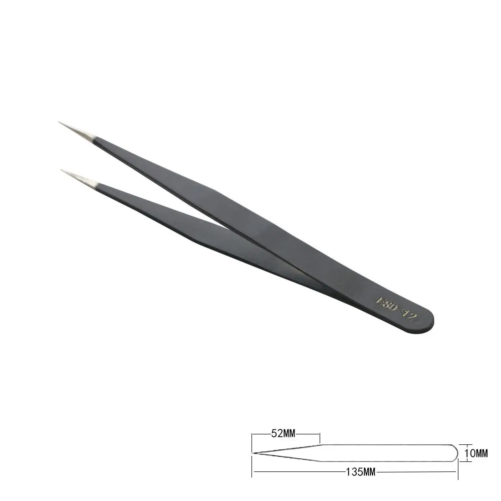 

Набор антистатических пинцетов из нержавеющей стали ESD