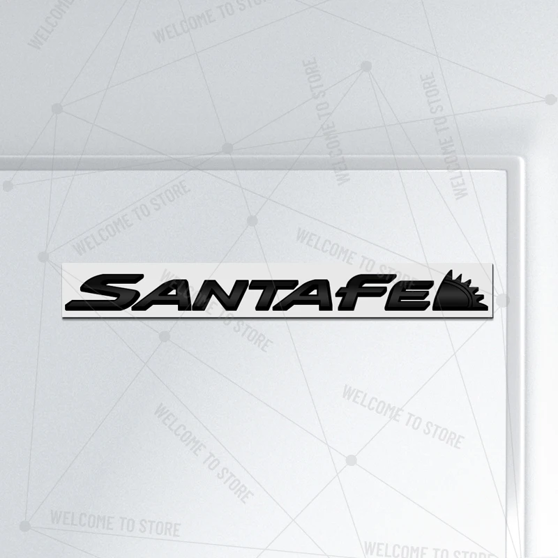 

Стайлинг автомобиля для Santa Fe GDi 4WD Hybrid N Line Logo Металлические 3D буквы Наклейки на задний багажник Эмблема Значок Декор Аксессуары