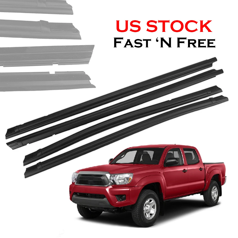 

For Toyota Tacoma 2005-2015 Car Exterior Window Weatherstrips Sealing Strip Door Seal Shield Molding Waterproof Cover Shade Trim