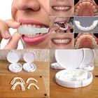 Верхние и нижние виниры, накладные зубы, нетоксичные практичные пластиковые накладные зубы для плохих зубов, накладные зубы, ортодонтический бандаж для полости рта