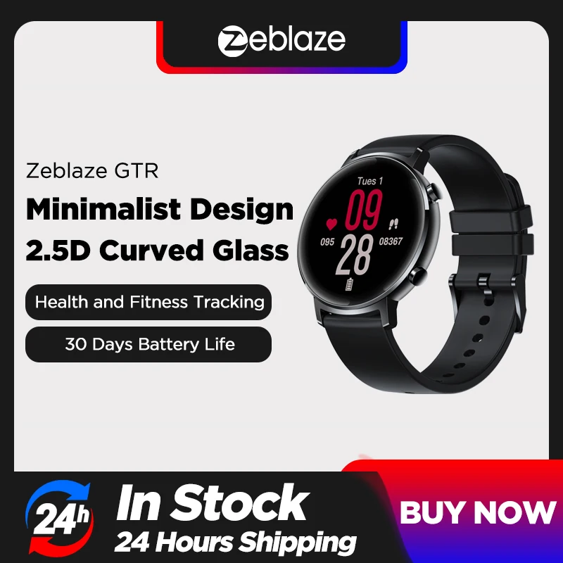 

Новые Zeblaze GTR Смарт-часы для здоровья и фитнеса металлический корпус 3 АТМ 30 дней Срок службы батареи Смарт-часы 2020 часы для женщин