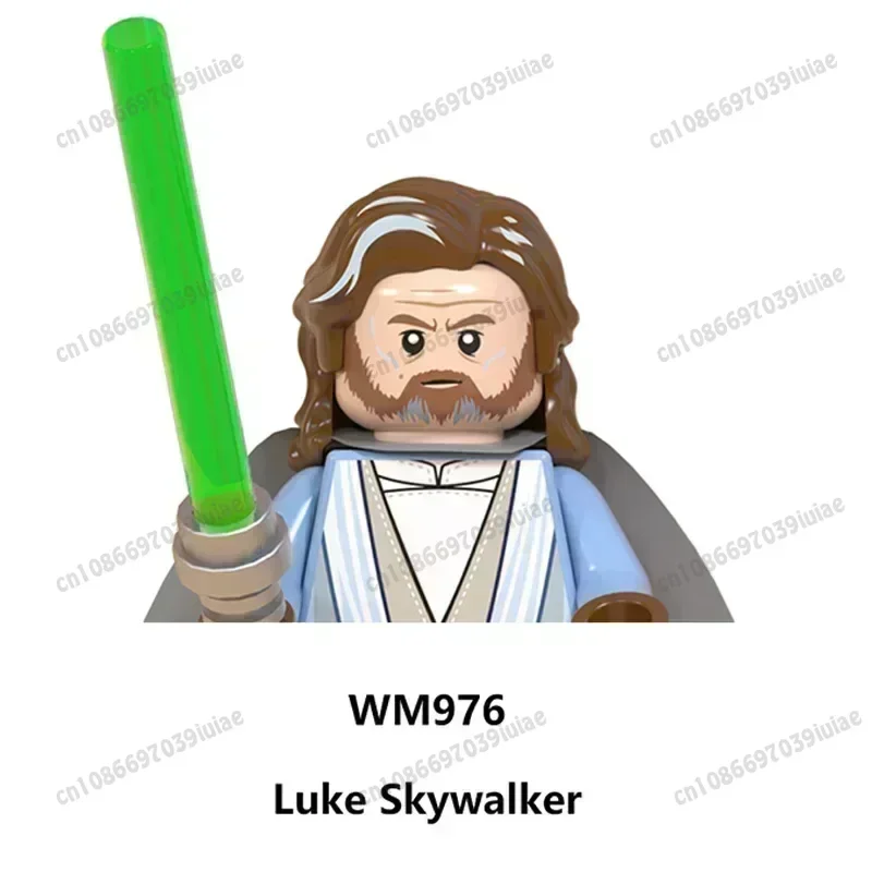 Фото HEROCROSS STAR WARS: Фигурки Хана Соло и Люка Скайуокера, роботы-игрушки, конструкторы, сборные куклы, строительные блоки для детей WM976 WM892 WM973 №4