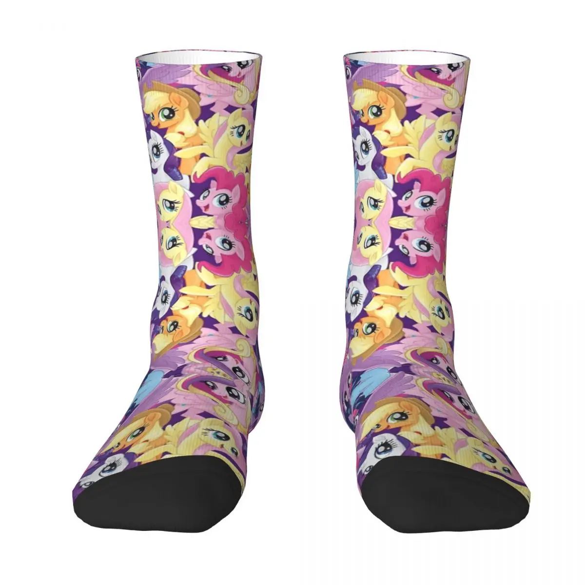 

Adult Socks Ponies BEST TO BUY Casual Graphic Cool Knapsack Elastic Stockings