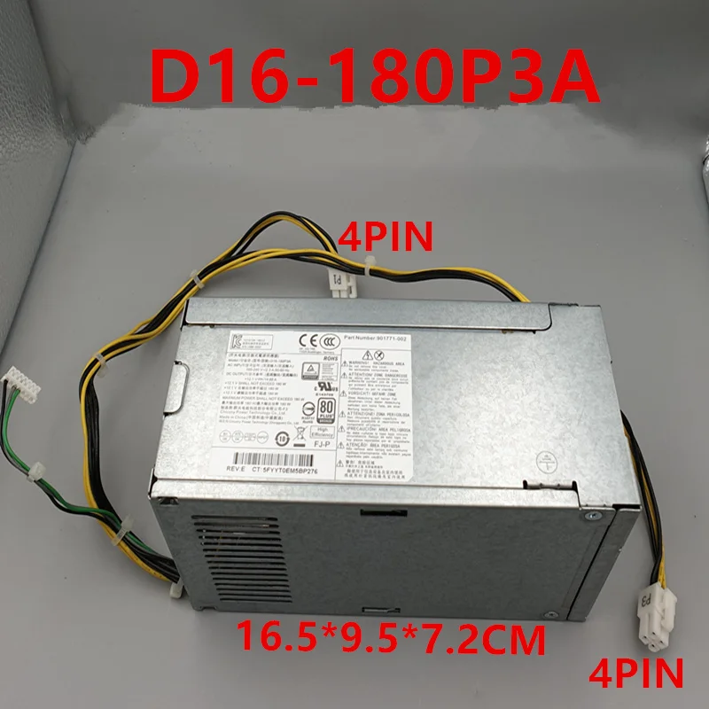 

Original New Power Supply For HP Prodesk 600 480 400 G4 280 282 600 800 G3 MT 86 99 390 SFF 4Pin 180W For D16-180P3A 901771-002