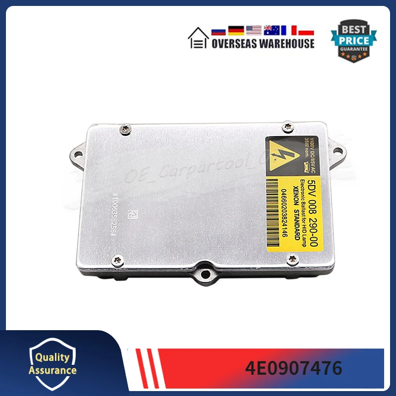 

4E0907476 Fit For Audi Chrysler Ford Jaguar Land Mercedes Saab HID D2S Xenon Ballast D2R 5DV008290 0028202326 12790592 C2S015079