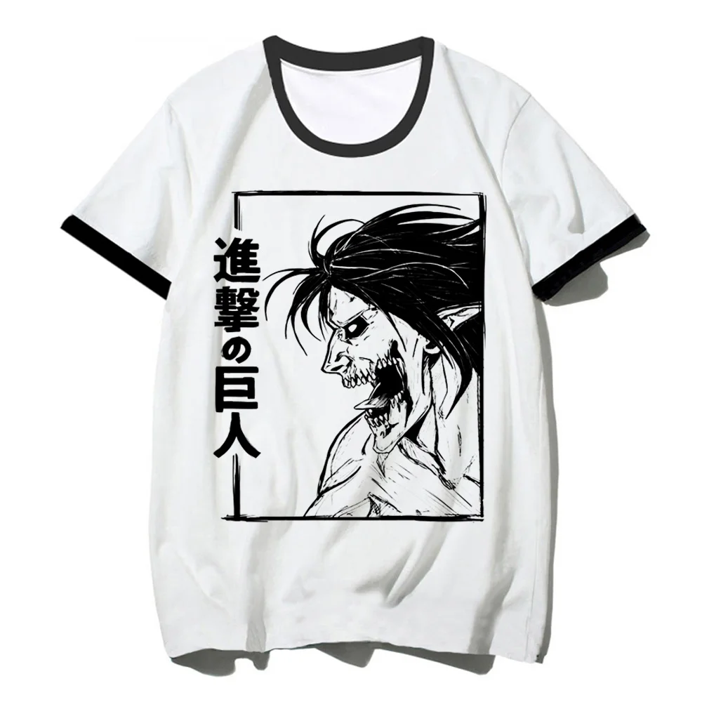 

Женская футболка с рисунком «атака на Титанов» Y2K