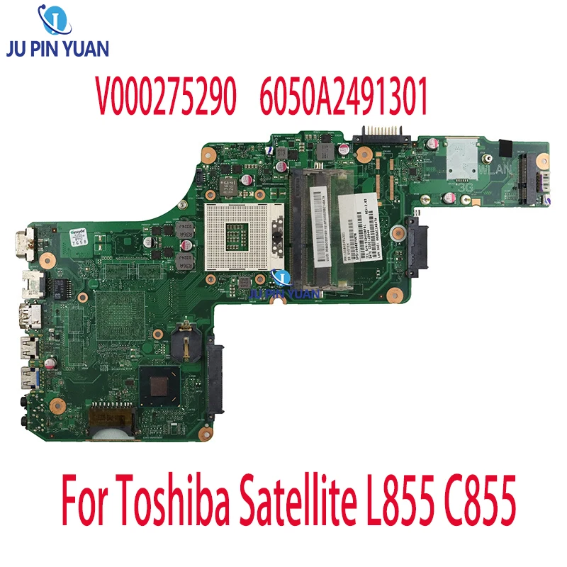 Материнская плата L855 для ноутбука Toshiba Satellite L855 C855, материнская плата V000275290 6050A2491301 HM76