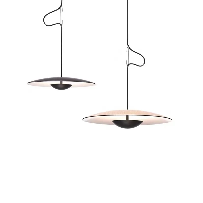 

Pendant Light Minimalist Simple LED Color Dimming Wooden Lamp Indoor Lighting Hanging Lamp for Hall Dining Room Lighting Fixture