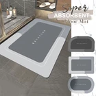 Супервпитывающий Коврик для пола, нескользящий коврик для ванной, коврики для входа в ванную комнату, простые скандинавские коврики для балкона и кухни, мягкие впитывающие коврики