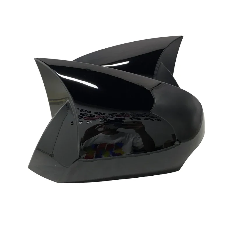 2 шт. зеркальные крышки чехол заднего вида черный глянец для Renault Fluance için 2010-2016