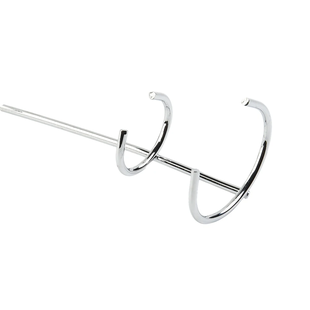 

Kitchen Tool Holder 16.3x6x4.8cm Bracket Easy To Clean Electric Egg Beater Milk Frother Stand Silver Brand New