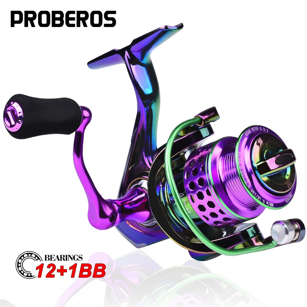 

Practical Fishing Spinning Reel Speed Ratio 5.2 1 Wear-resistant Sea Saltwater Tackle Long-distance Casting Fishing Reel
