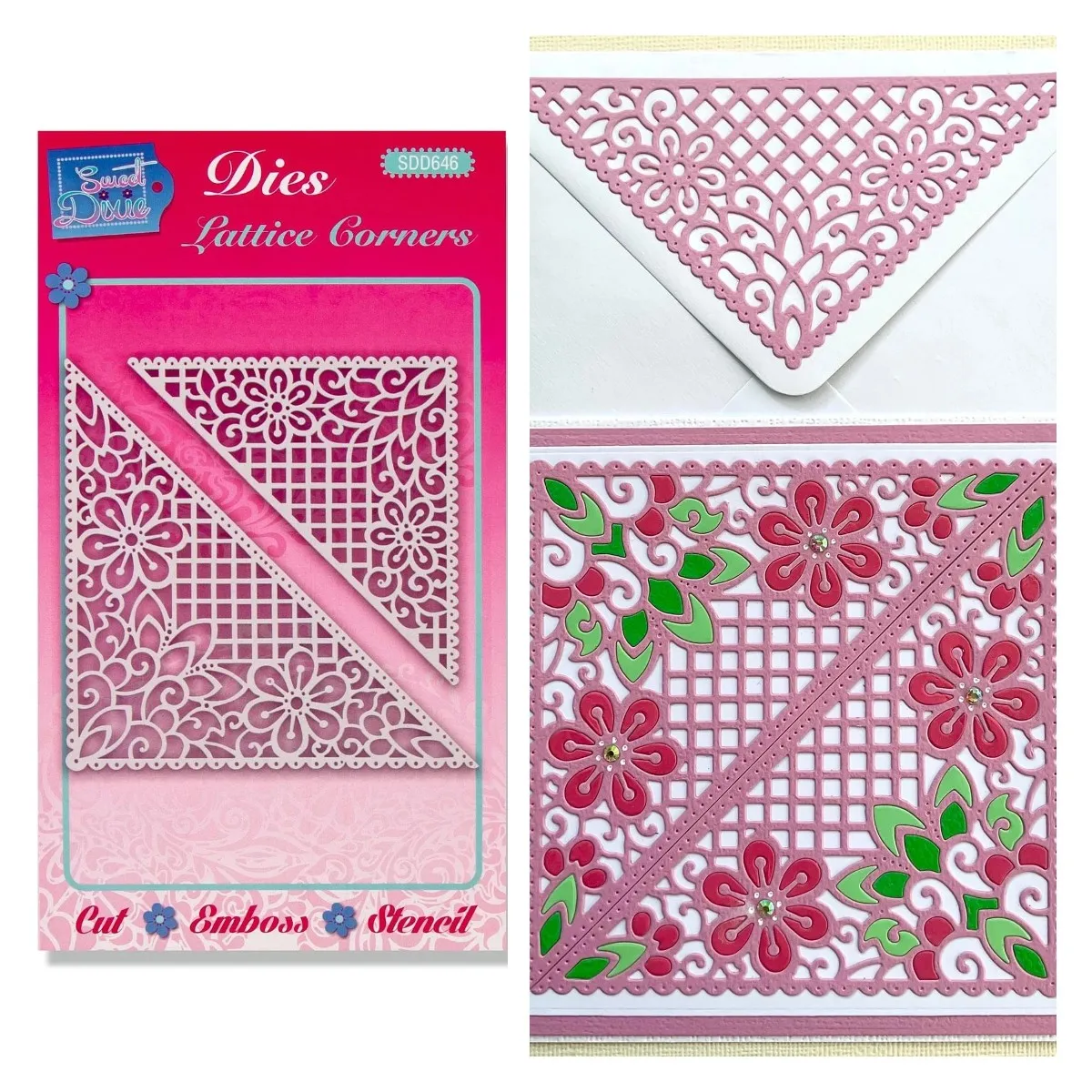 

Latice Corners Metal Cutting Dies Craft Embossing Make Paper Greeting Card Making Template Diy Handmade 2022 New