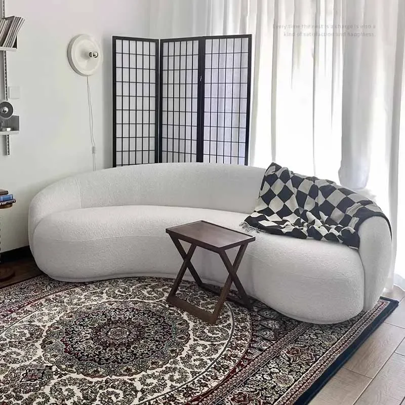 Ленивые диваны в скандинавском стиле расширяемые семейные современные с креслом