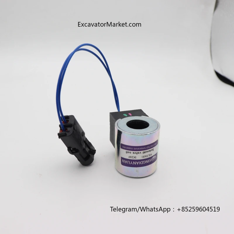 Для Sany Sy70 75 Yuchai 60 65 85 135 пилотный вращающийся электромагнитный клапан катушка