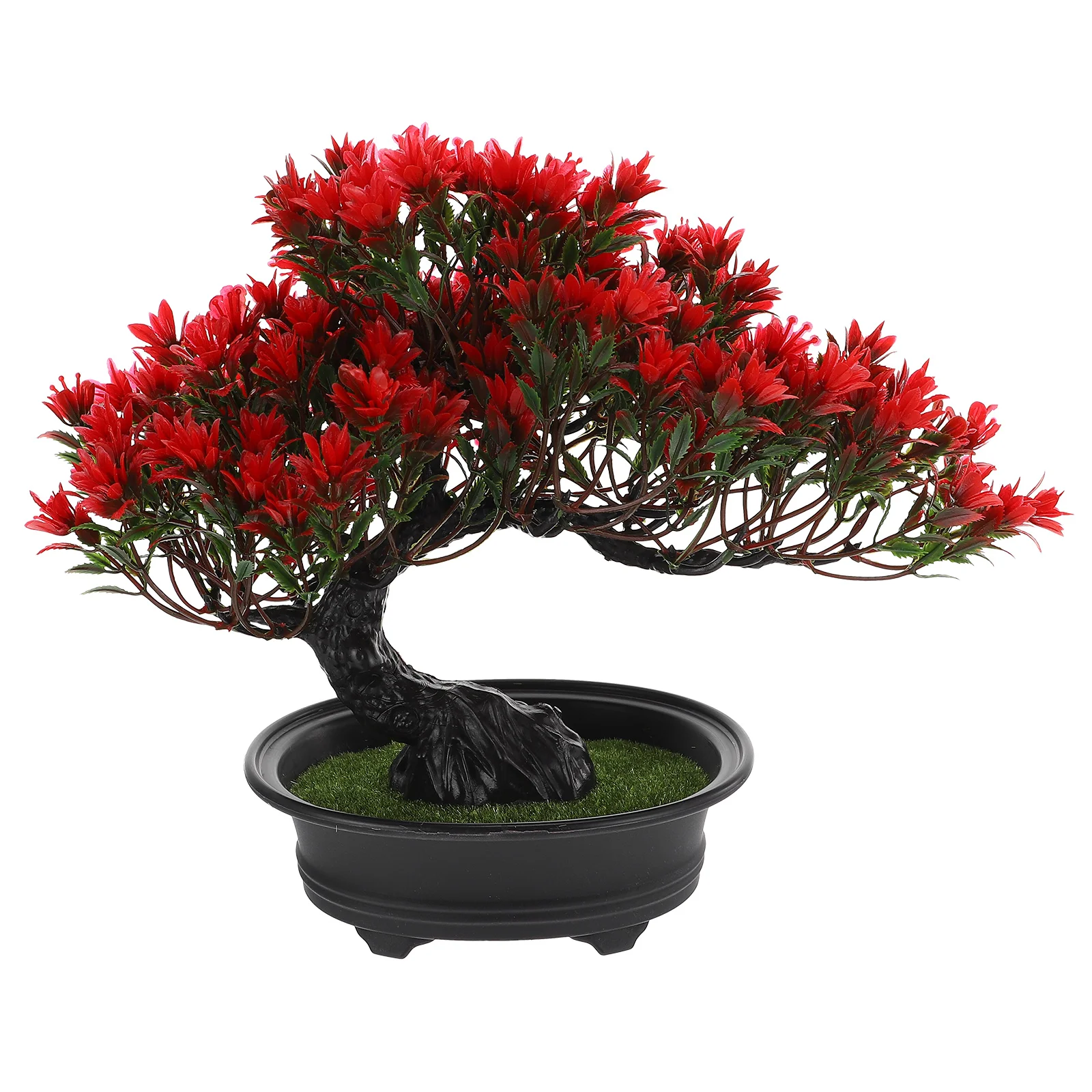 

Bonsai Tree Artificial Fake Pine Decor Simulation Potted Office Welcoming Trees Garden Faux Desk Bathroom Decorations Realistic