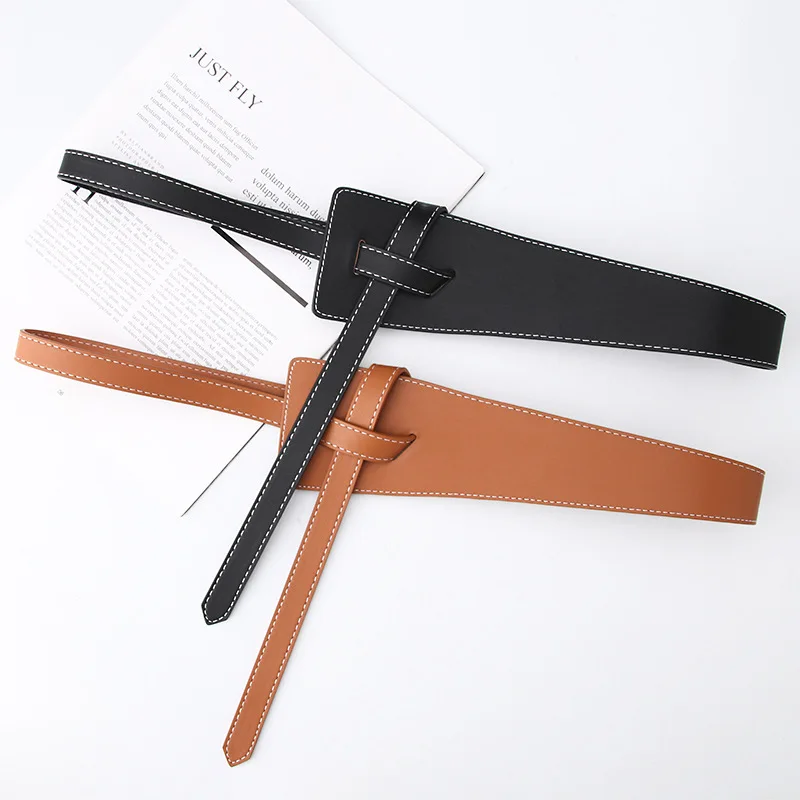 Fashion belt tied the restoring ancient ways pad fashionable wide leather belt