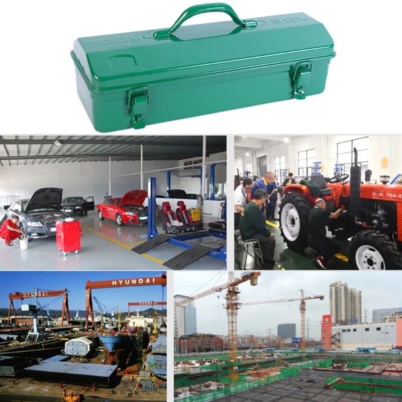 

Multifunctional Hardware Toolbox Metal Box Instrument Portable Storage Box Equipment Tool 40JE