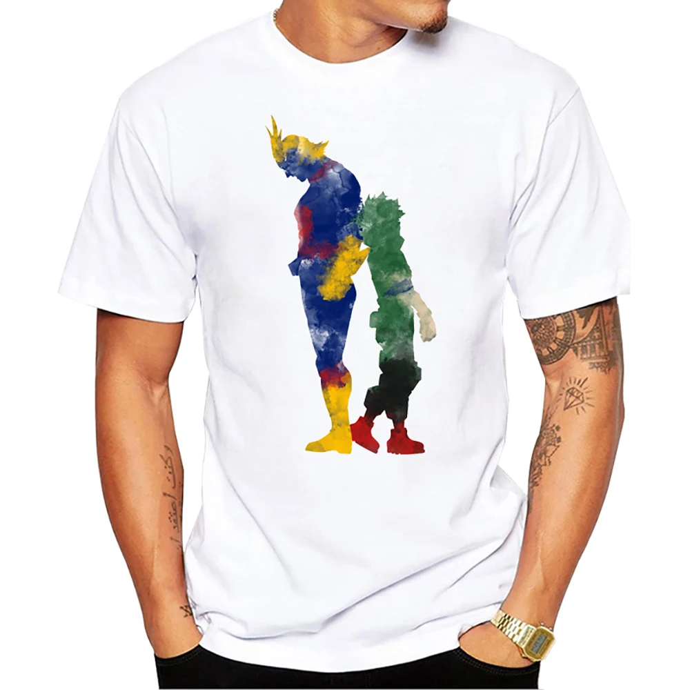 

2022 Men's New Painted Hero Design T-Shirt Cool Printed Tops Tee