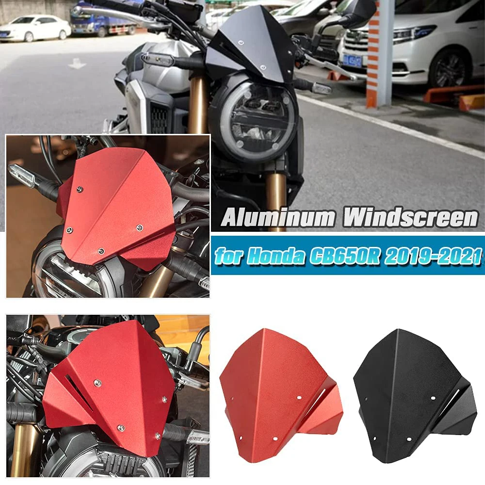 

Отражатель лобового стекла для мотоцикла CB650R, алюминиевый отражатель ветрового стекла для Honda CB 650 R Neo Sport Cafe 2019 2020 2021 CB 650R, аксессуары