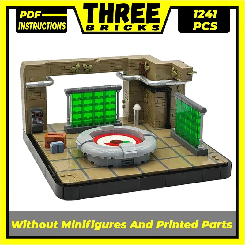 Звездная модель фильма Moc строительные блоки база Rebel Стратегический центр