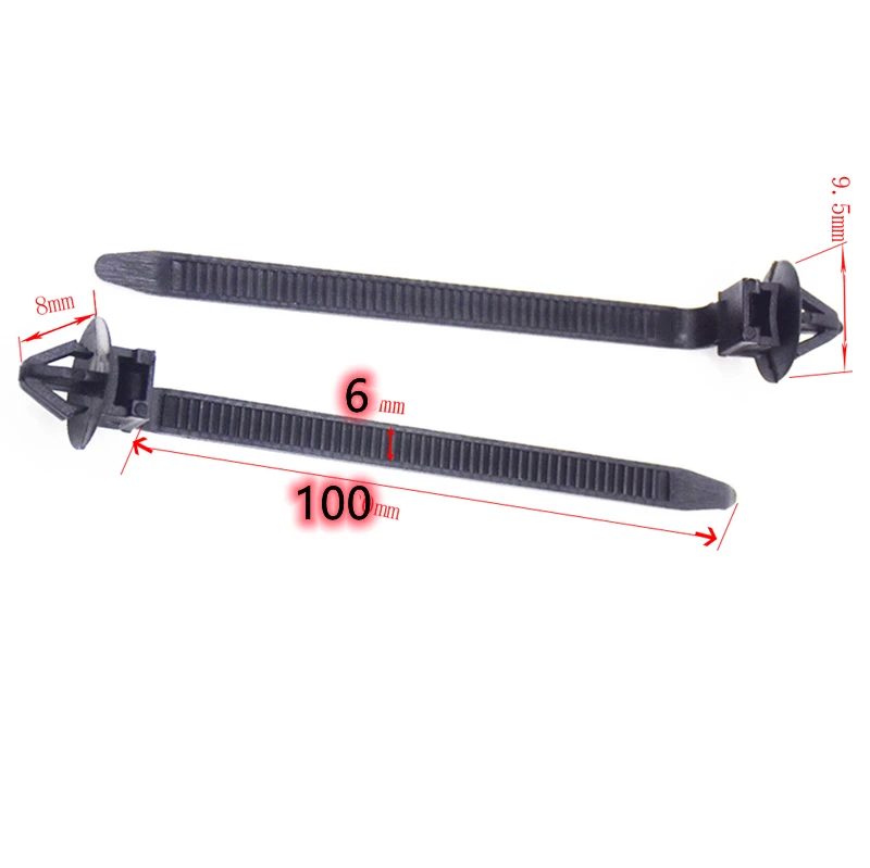 10 шт. автомобильные нейлоновые зажимы для крепления кабеля Audi a4 a5 a6 b5 b6 b7 q3 q5 q7 rs